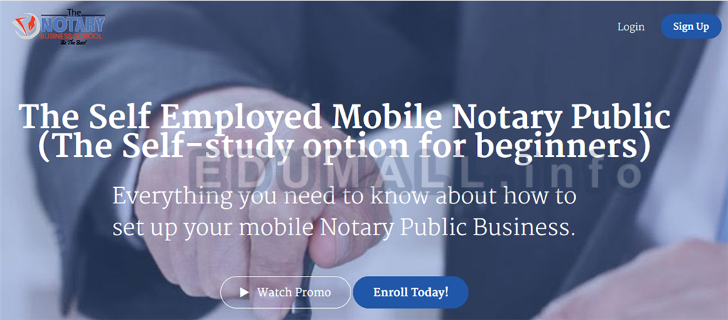Andre C Hatchett - The Self Employed Mobile Notary Public (The Self-study option for beginners)