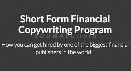 Jake Hoffberg - Short Form Financial Copywriting Program 2018