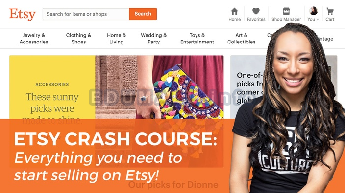 Jay De Souza and Dionne Baker - Etsy Crash Course