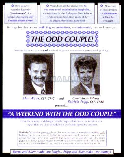 Alan Weiss & Patricia Fripp - The Odd Couple